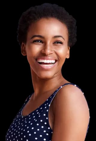 smiling person